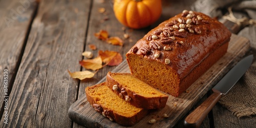 Homemade autumn bread with ...