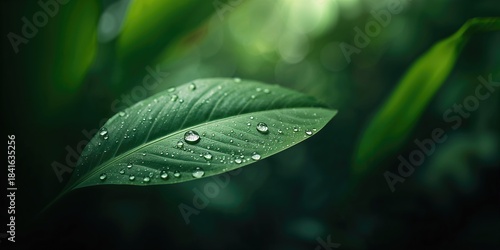 Pure water droplets on a lu...