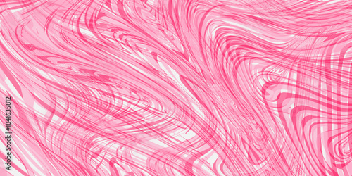 Candy color sunburst background. Abstract pink cream sunbeams design wallpaper. Colorful spinning lines for template, banner, poster, flyer. Sweet rotating cartoon swirl or whirlpool.