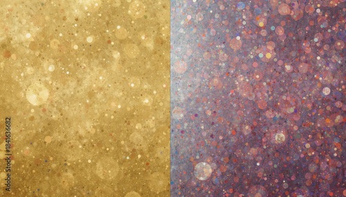Patterned dotted background...