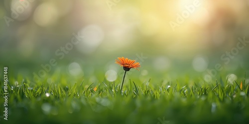 Fall flowers in isolation, ...
