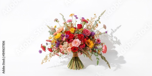 Vibrant assortment of roses...