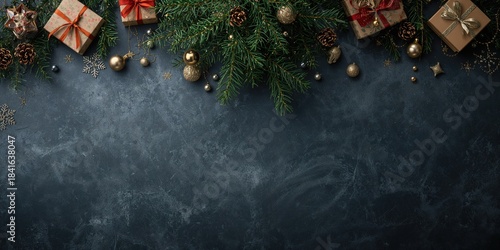 Christmas background featur...