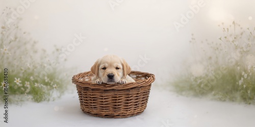 Labrador retriever puppy re...