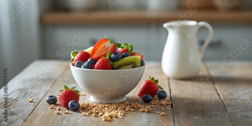 Fresh fruit and granola mea...
