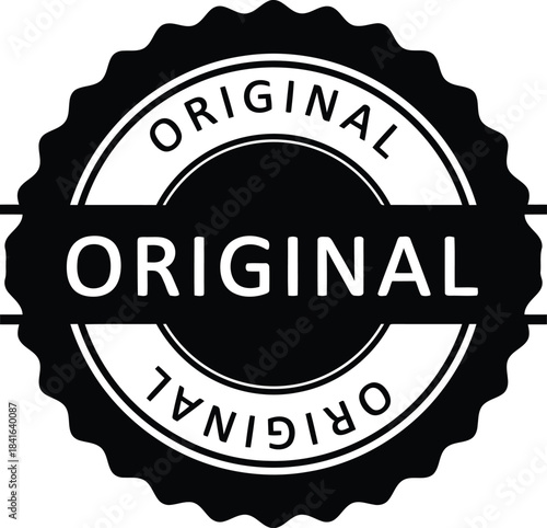 Vintage original stamp logo design