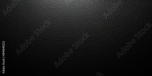 Dark leather material serving as a background for UI design elements, focusing on tactile appeal