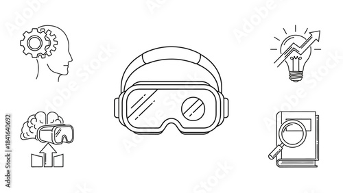 Conceptual representation of virtual reality applications for innovation and intellectual growth