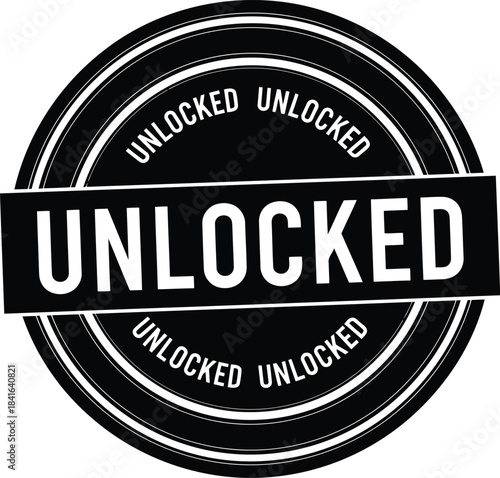 Vintage unlocked stamp design