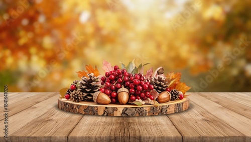Seasonal display of berries...