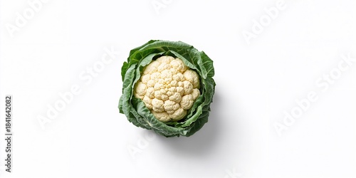 Fresh cauliflower head isol...