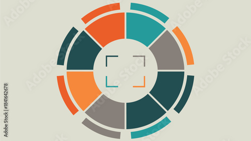 A visual representation of a sequential process, flowchart, or data pipeline, showcasing interconnected steps in a linear progression with distinct stages