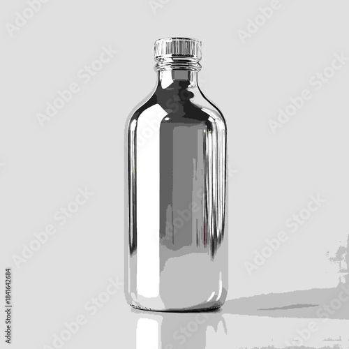Creative Bottle Mockup With Chrome Reflections 7623 444E Ad2b 2