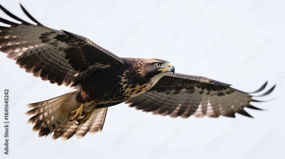 Obraz premium hawk isolated on white background