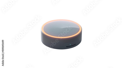 Pet temperature and humidity smart sensor with neon indicator ring