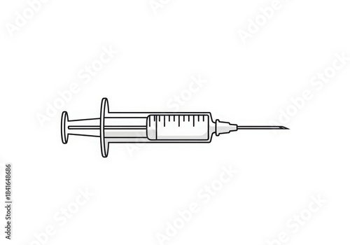 Wallpaper Mural Medical syringe with needle icon simple medical tool illustration graphic Torontodigital.ca