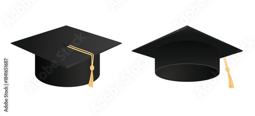 graduation cap and diploma