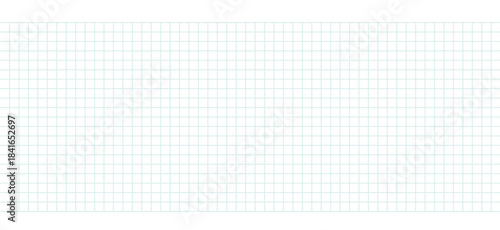 Notebook grid paper. Checkerboard page blank background. Stationary document paper sheet. Vector binder pattern cover. Diary or memo textured. Simple wide letter bg for office, notes school, design.