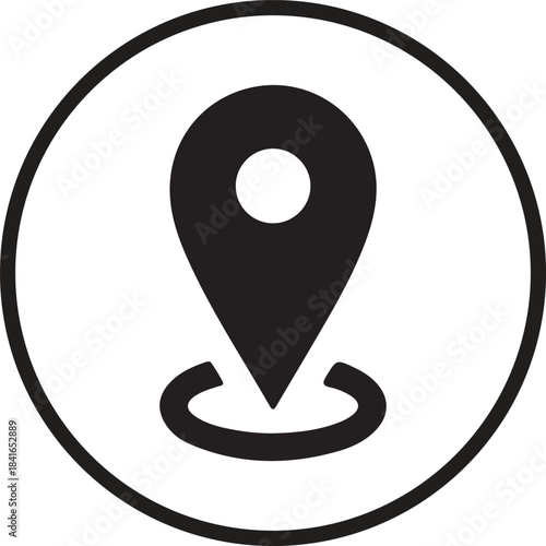 Map Pin Location Icon GPS Marker Navigation & Place Finder Symbol