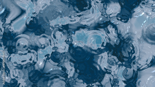 Abstract blue and white swirling pattern. Suitable for backgrounds, fabric prints, or digital designs with a calming and modern aesthetic.