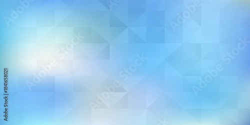 Light BLUE vector polygonal illustration consisting of rectangles. Rectangular design for your business. Creative geometric background in origami style with gradient.