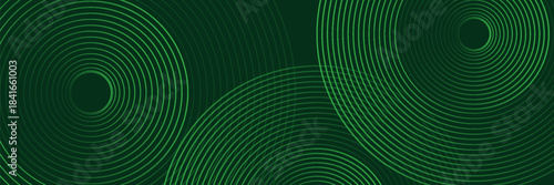 Dark green abstract background with diagonal rounded lines. Geometric stripe line art design. Simple geometric pattern. Modern graphic element. Suit for banner