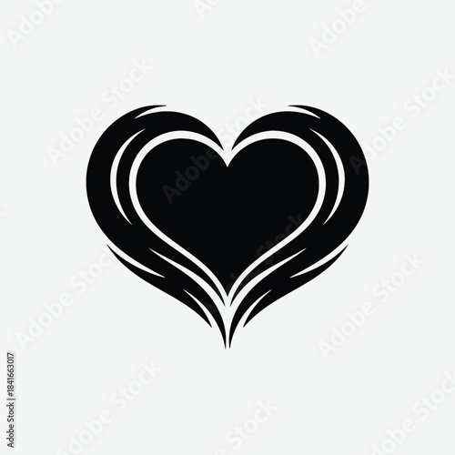 Discover a beautiful Valentine’s Day heart background vector illustration featuring a stylish love logo design. Perfect for romantic artwork, greeting cards, projects, and digital branding.