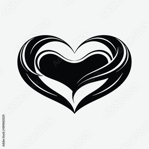 Discover a beautiful Valentine’s Day heart background vector illustration featuring a stylish love logo design. Perfect for romantic artwork, greeting cards, projects, and digital branding.