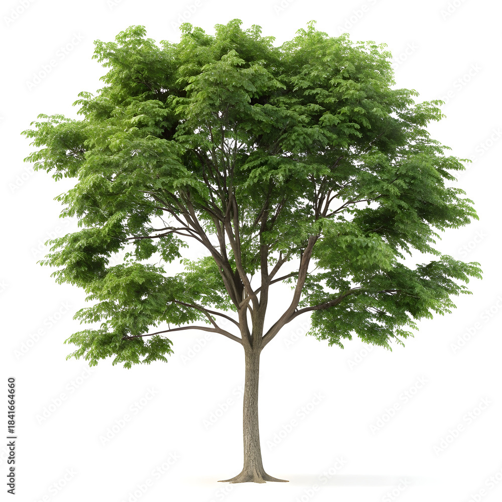 Fototapeta premium A collection of beautifully detailed 3D trees.