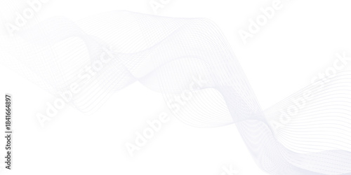 Abstract wave element for design. Digital frequency track equalizer. Wave with lines created using blend tool. Vector curved twisted slanting, waved lines pattern. Brand new style for your business.