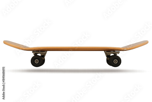 skateboard on white background