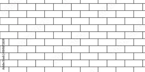 Urban abstract pavement floor and wall white structure brick wall row wallpaper texture design.