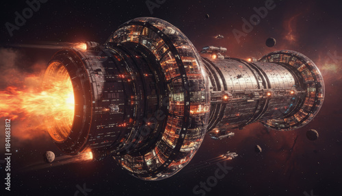 Fototapeta Naklejka Na Ścianę i Meble -  space ship