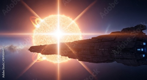 Fototapeta Naklejka Na Ścianę i Meble -  space ship