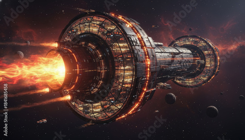 Fototapeta Naklejka Na Ścianę i Meble -  space ship