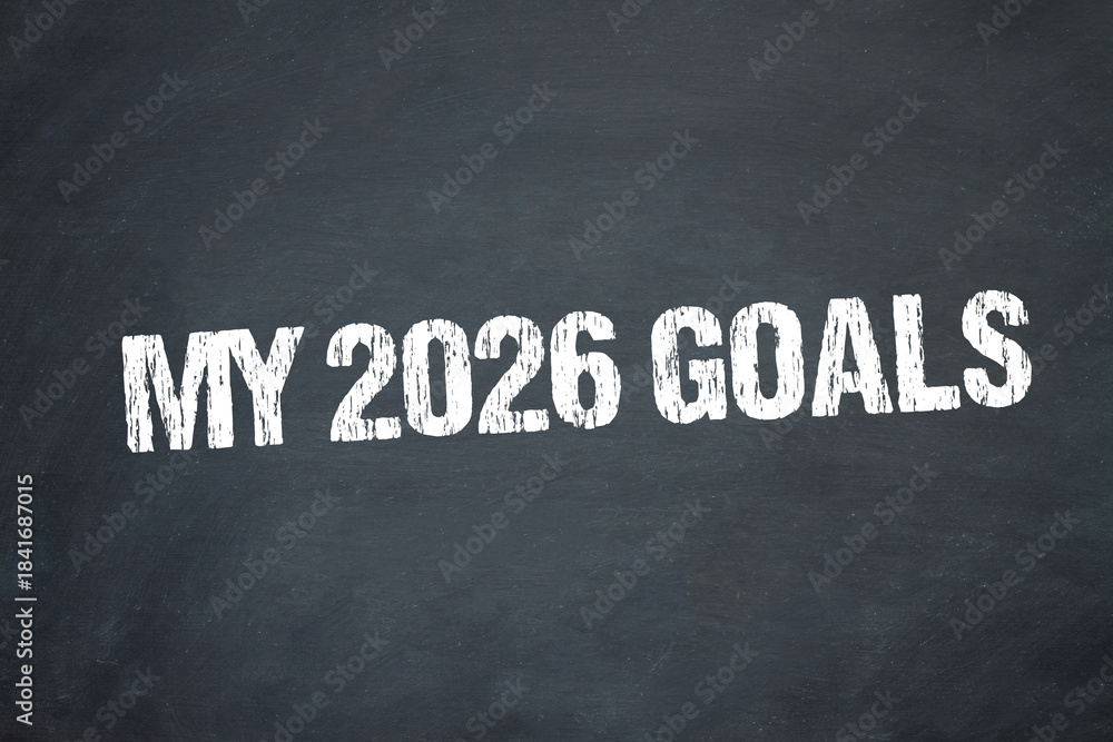 Obraz premium My 2026 Goals 