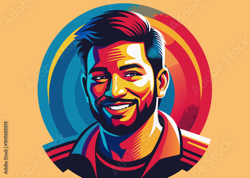 Attractive Lifestyle Portrait with Vibrant Modern Aesthetic