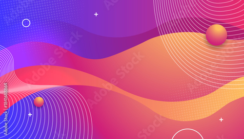 Modern Liquid Gradient Abstract Background