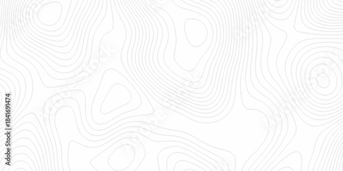 White topography topology vector white background fresh contour map texture. white seamless pattern Abstract background with a wave Topography and geography map grid abstract backdrop.