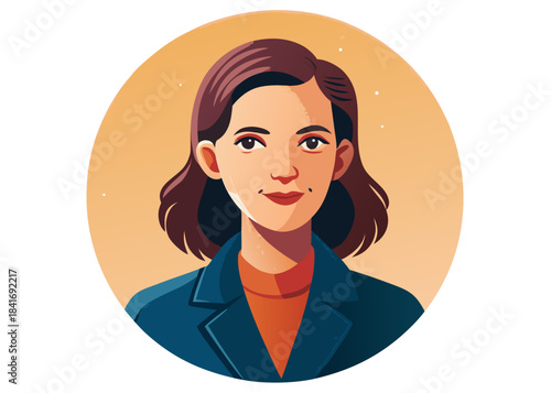 Confident Professional Woman Portrait in Modern Workspace