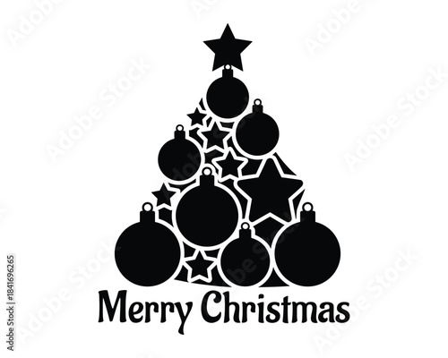 Creative Merry Christmas Tree Ornaments Design