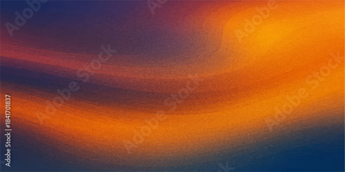 Abstract colorful background with circles featuring a blur of orange and yellow light creating a hot, bright, and energetic sunburst design texture