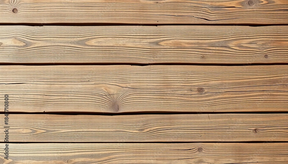 Fototapeta premium Seamless rustic weathered wood plank background texture Horizontal wood boards, aged, textured, material, backdrop