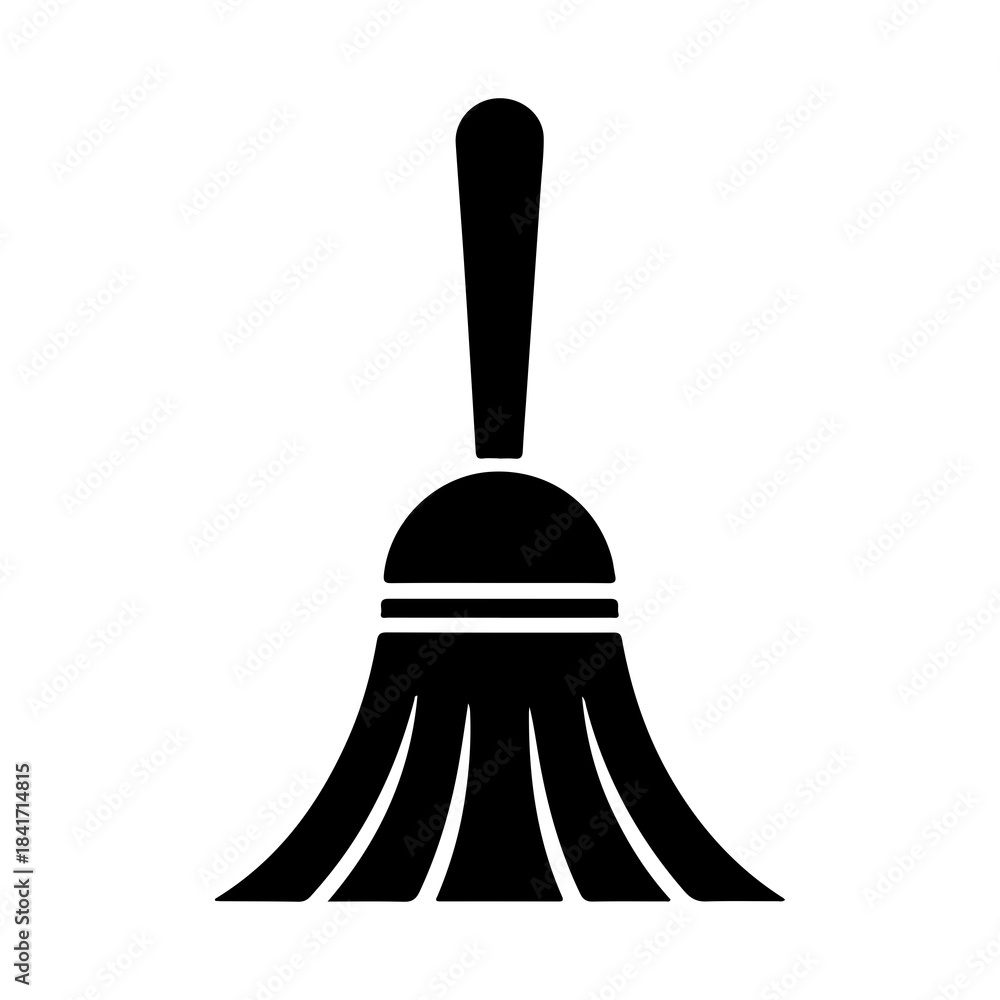 Obraz premium Illustration of a mop isolated on transparent background