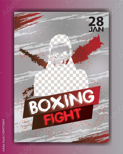 Fight Night The Final Showdown. Social media movie poster best