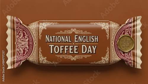 Celebrate National English Toffee Day with a delicious treat, enjoy the sweet richness of caramel and buttery goodness, perfect indulgence for dessert lovers and candy fans alike