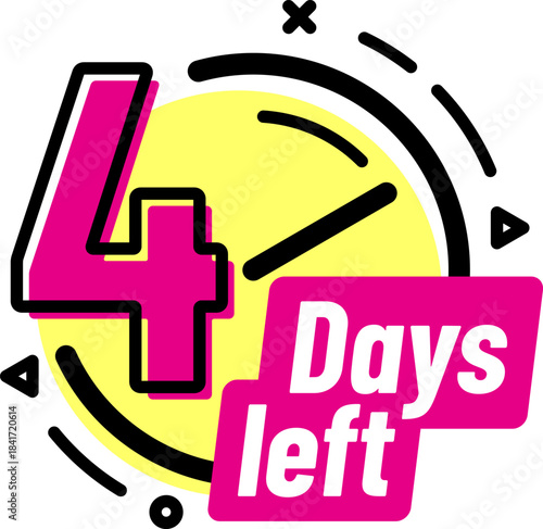 Four days left countdown timer limited time offer