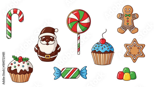 Christmas Sweets Collection Festive Treats Holiday Delights.