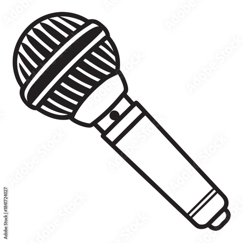 Microphone Vector Icon Illustration