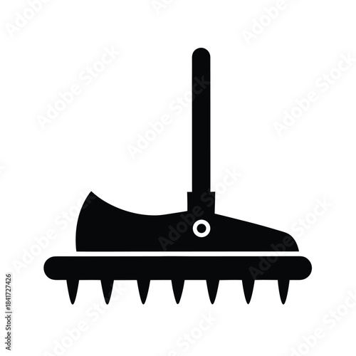 Spike Aerator Shoe Icon for Effective Lawn and Garden Soil Aeration